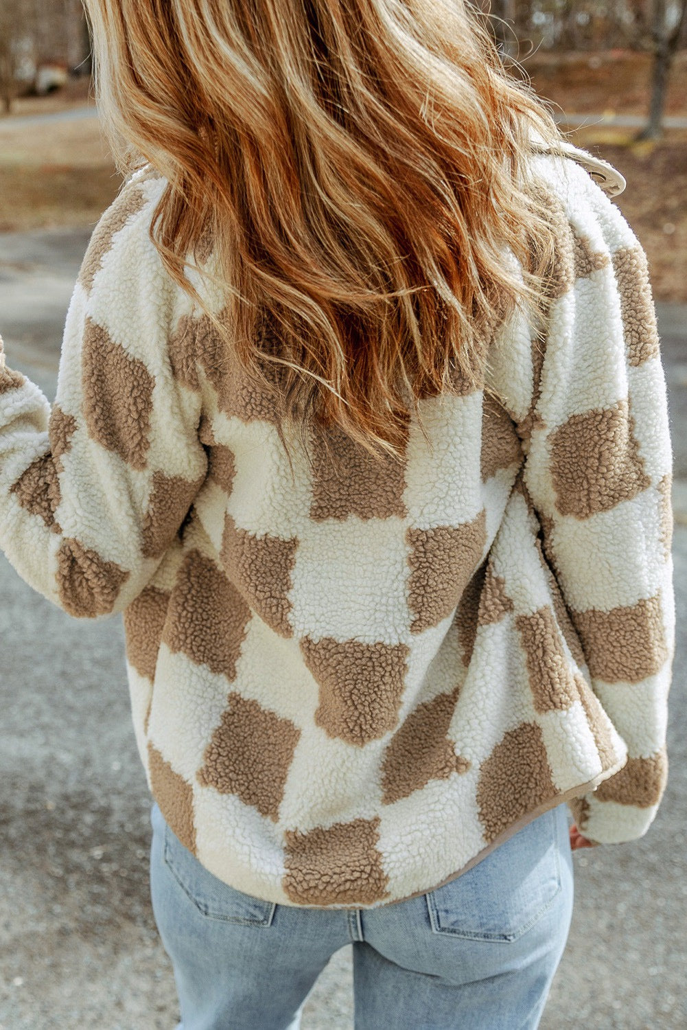 Checkered Sherpa Jacket LT