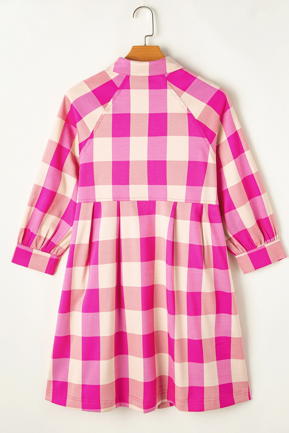 Pink Plaid Dress LT