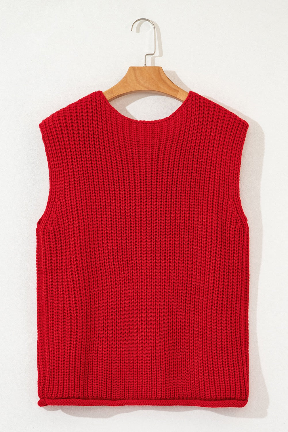 Chunky Knit Sweater Vest December.