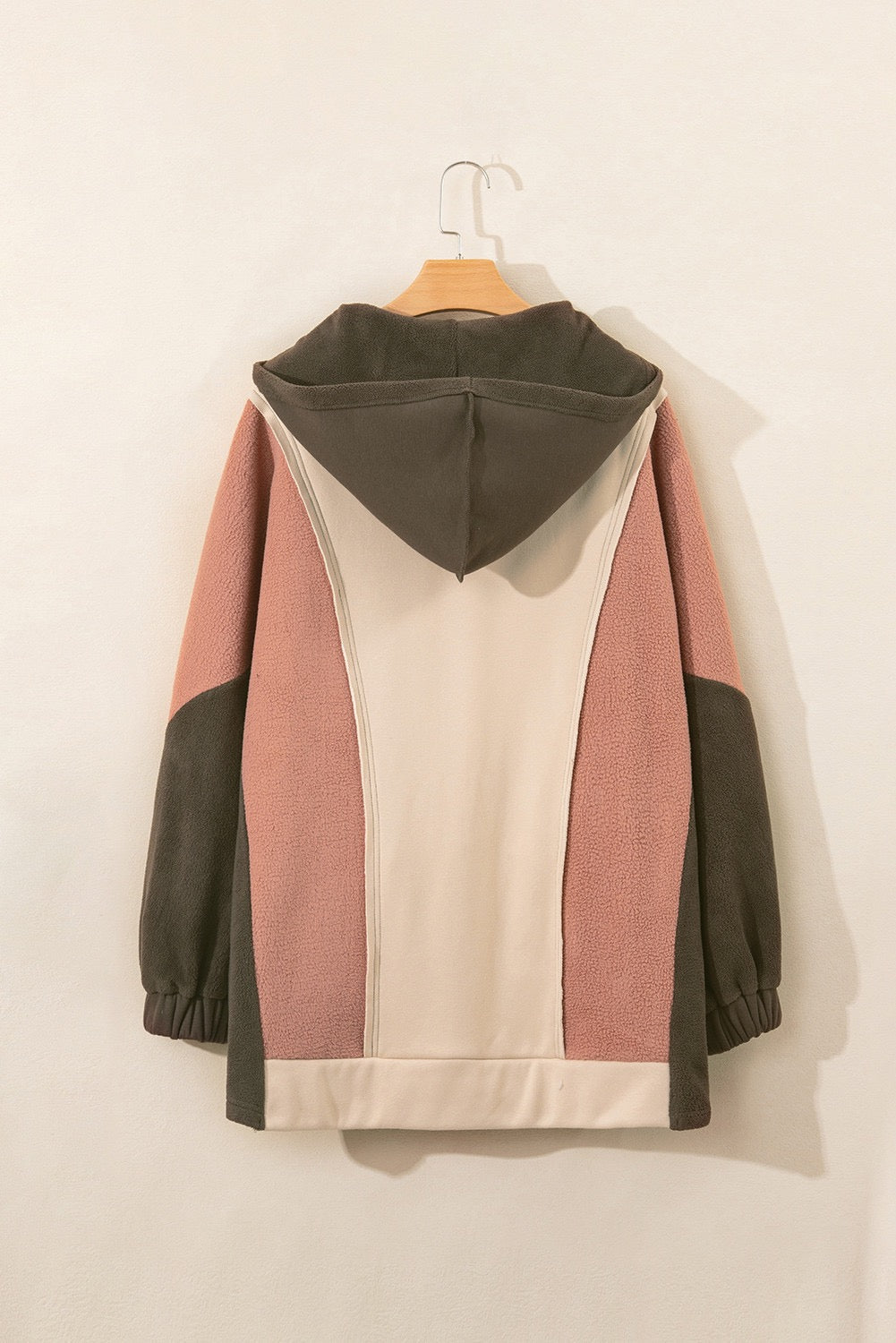 Brown Colorblock Pullover December.