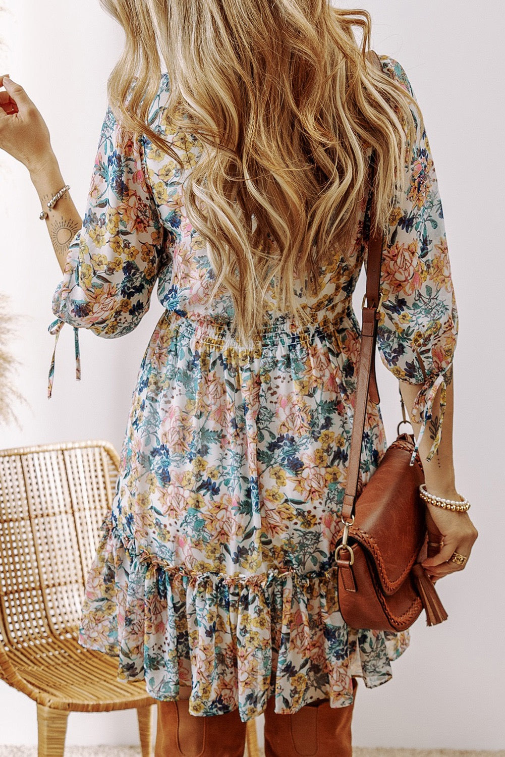 Blue Floral Dress LT